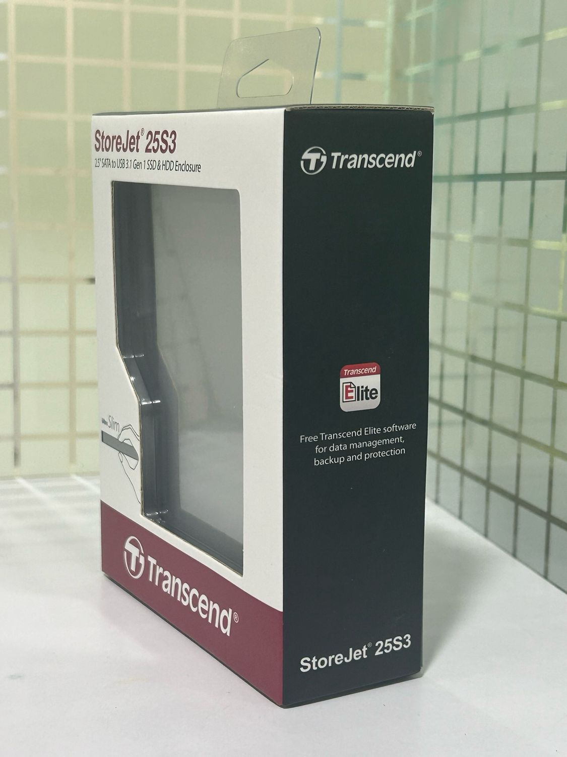 Transcend StoreJet 25S3 Ext 2.5" Casing USB 3.1 SSD/HDD Enclosure