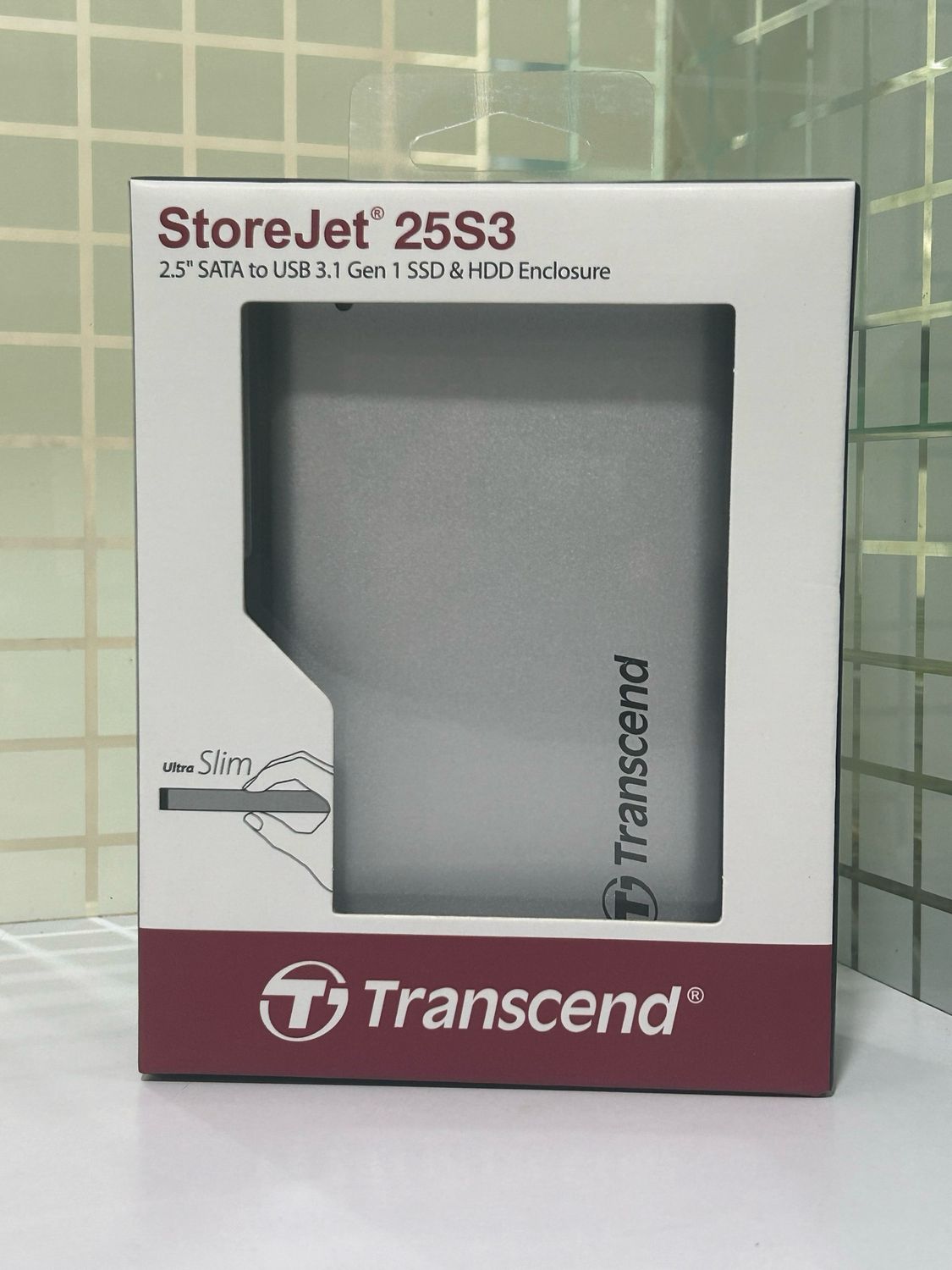 Transcend StoreJet 25S3 Ext 2.5" Casing USB 3.1 SSD/HDD Enclosure