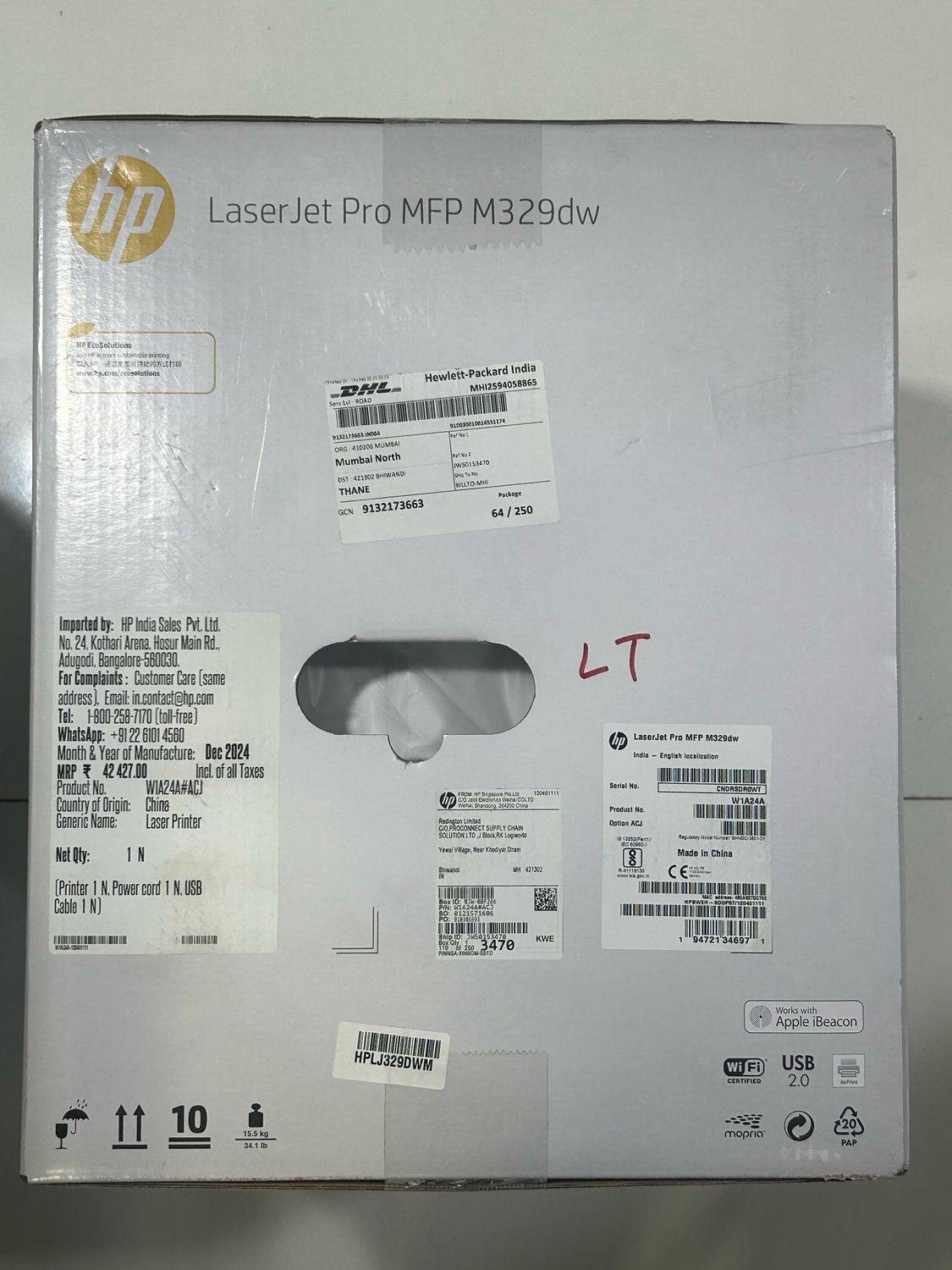 HP M329DW Adf Multifunction 35ppm Laser Printer HP M329DW Adf Multifunction 35ppm Laser Printer