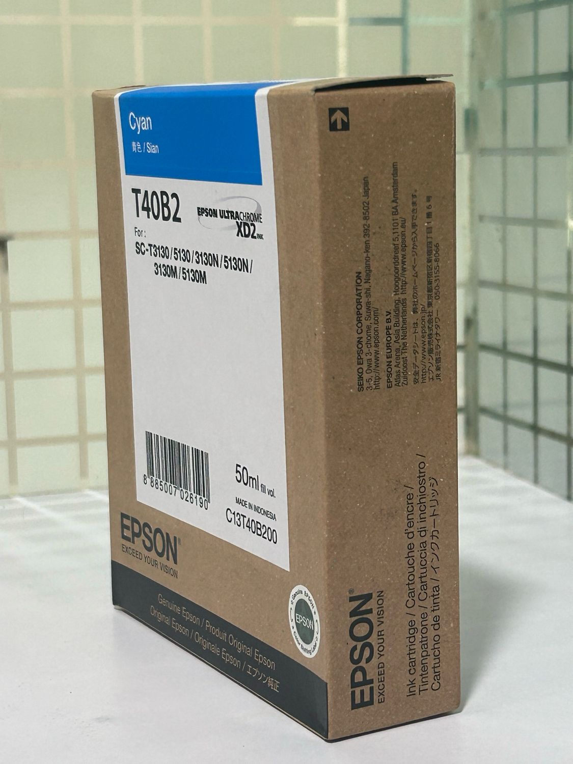 Epson T40B2 Cyan Ink Cartridge Epson T40B2 Cyan Ink Cartridge