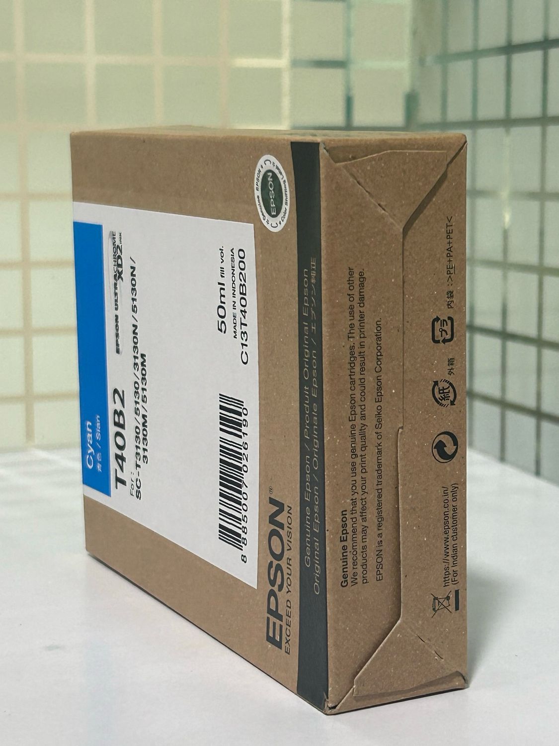 Epson T40B2 Cyan Ink Cartridge Epson T40B2 Cyan Ink Cartridge