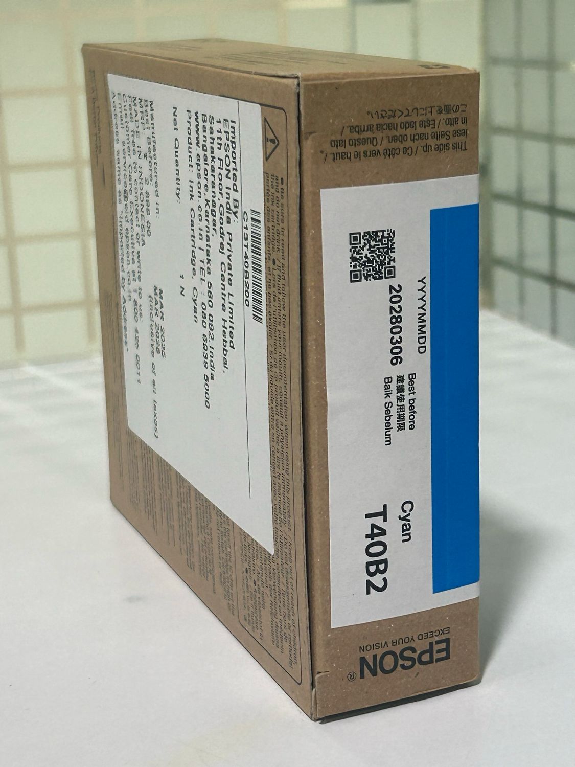 Epson T40B2 Cyan Ink Cartridge Epson T40B2 Cyan Ink Cartridge