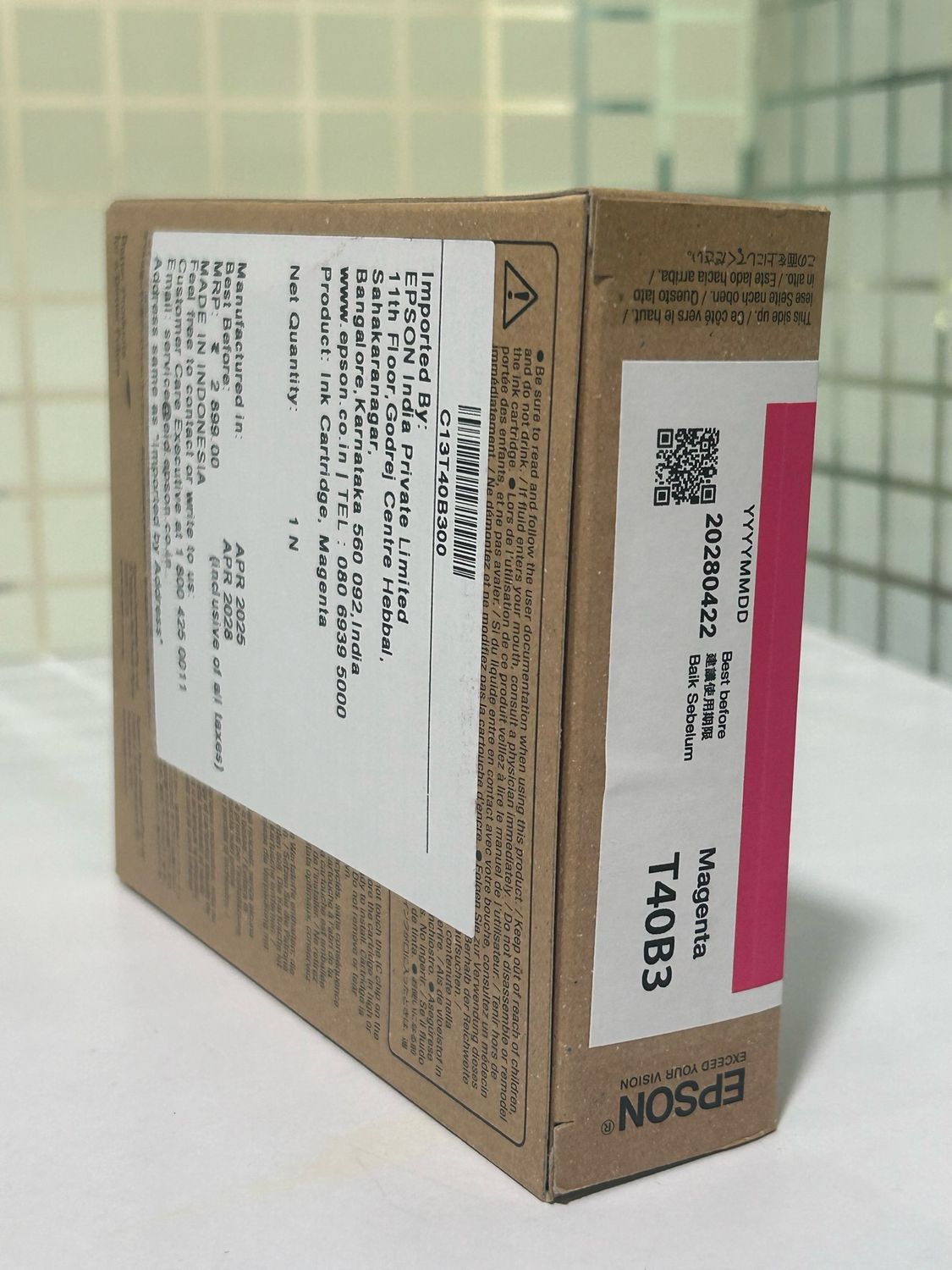 Epson T40B3 Magenta Ink Cartridge Epson T40B3 Magenta Ink Cartridge