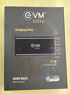 EVM Elite 2TB Portable SSD (2000Mb/s Read Speed)