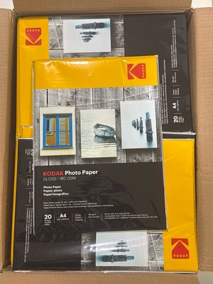 Kodak 180gsm A4 20sheet Photo Paper (Pack of 10)