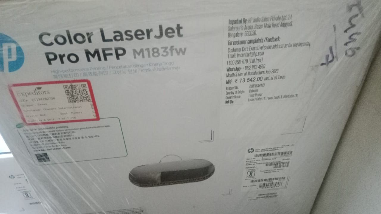 HP Color LaserJet Pro MFP M183fw Printer