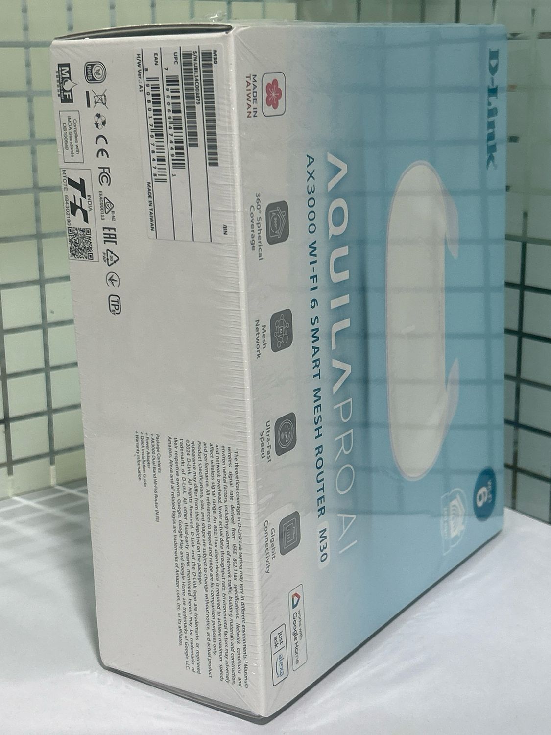 D-Link M30 Aquila Pro AI AX3000 Mesh Wi-Fi 6 Smart Router