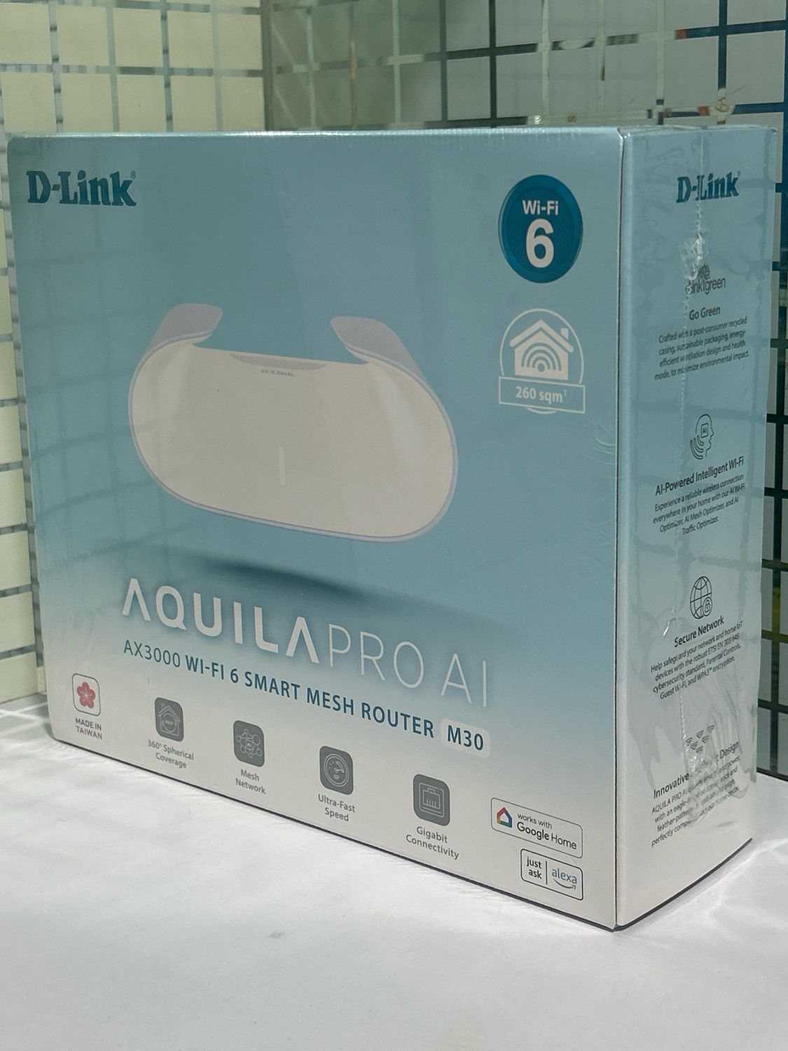D-Link M30 Aquila Pro AI AX3000 Mesh Wi-Fi 6 Smart Router