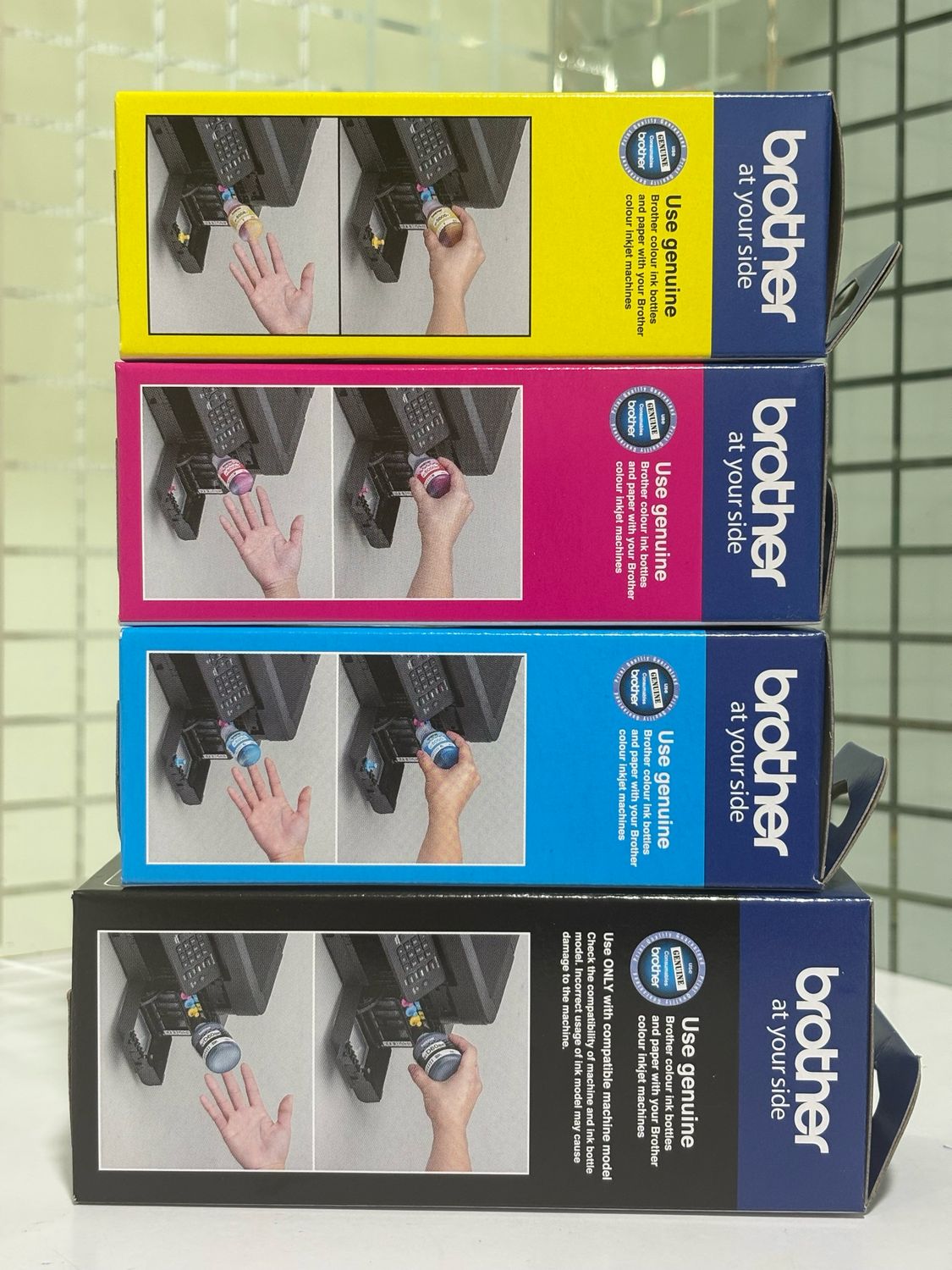 Brother BT6000BK, BT5000 Set of 4 Bottle (T300, T500w, T700w, T800w)