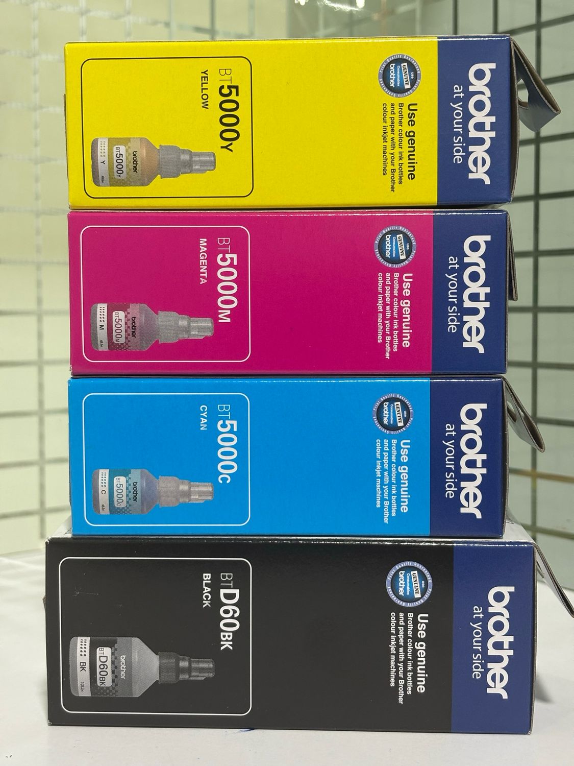 Brother BT6000BK, BT5000 Set of 4 Bottle (T300, T500w, T700w, T800w)