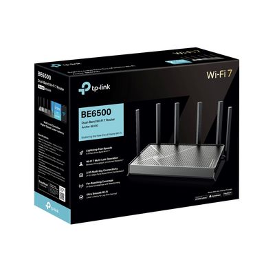 TP-Link Archer BE400 Dual-Band Wi-Fi 7 Router TP-Link Archer BE400 Dual-Band Wi-Fi 7 Router