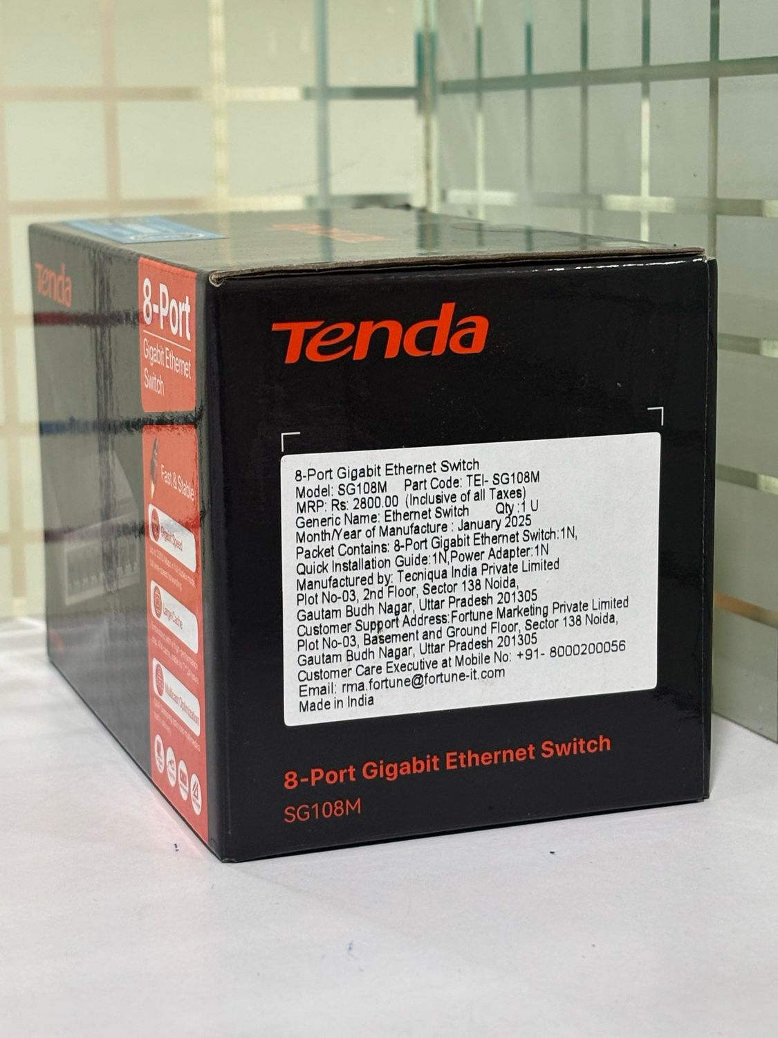 Tenda SG108M 8-Port Gigabit Ethernet Switch