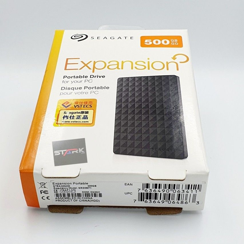 Seagate 500GB Expansion portable External Hard Drive
