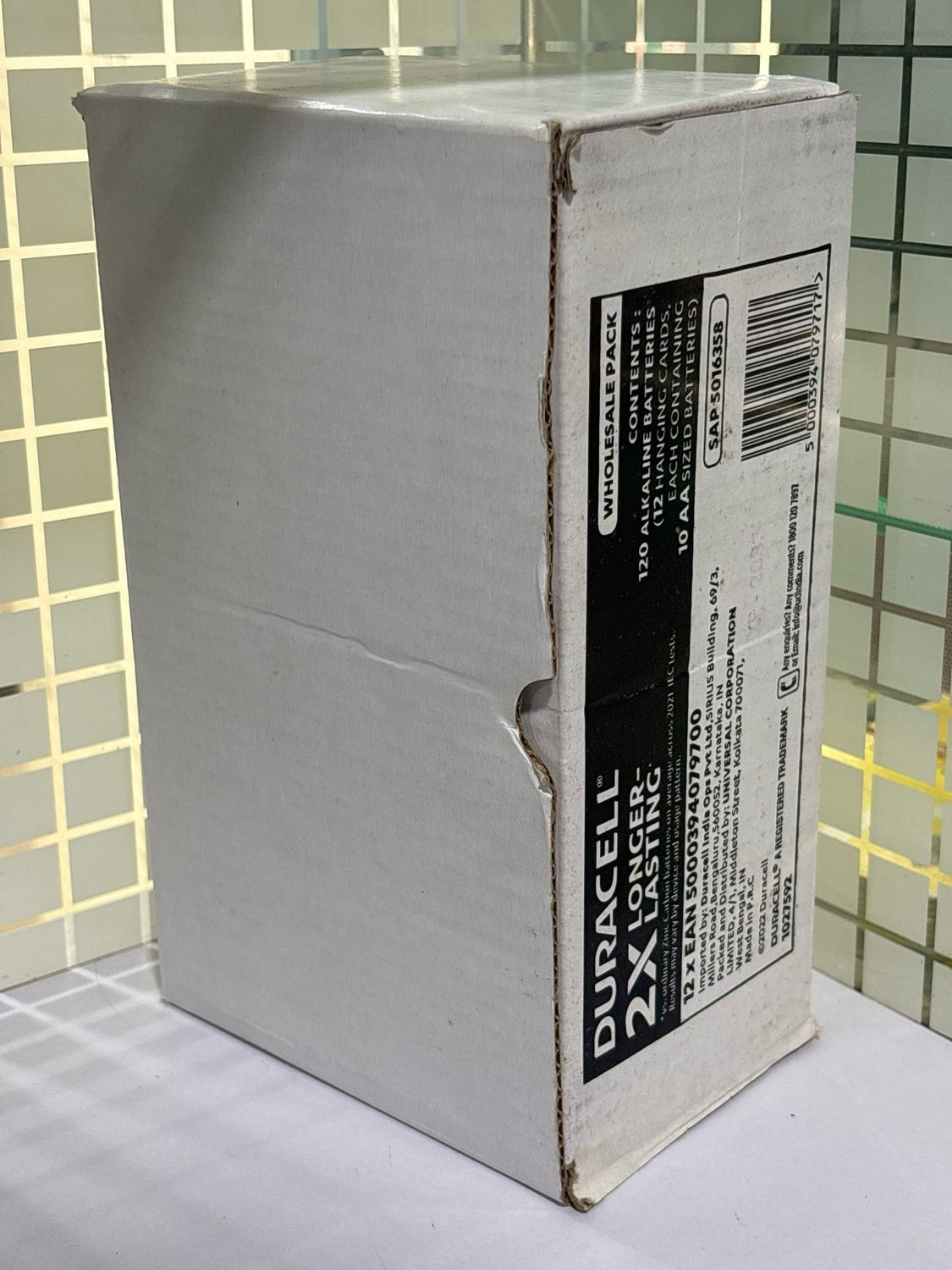 Duracell AA Alkaline Battery (Pack of 120) Duracell AA Alkaline Battery (Pack of 120)