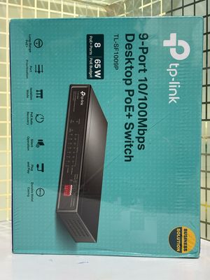 TP-Link SF1009P 9-Port Desktop Switch with 8-Port PoE+