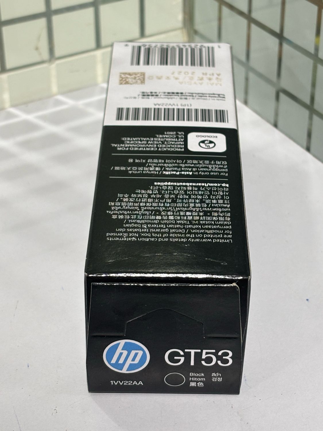 HP GT53 Black Ink Bottle, 90ml