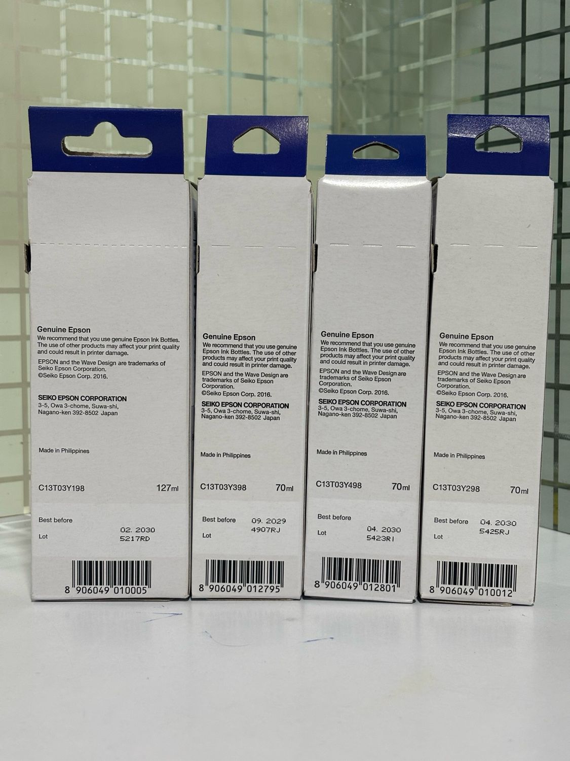 Epson 001 set of 4 bottle (L6160, L4150, L4160, L6270)