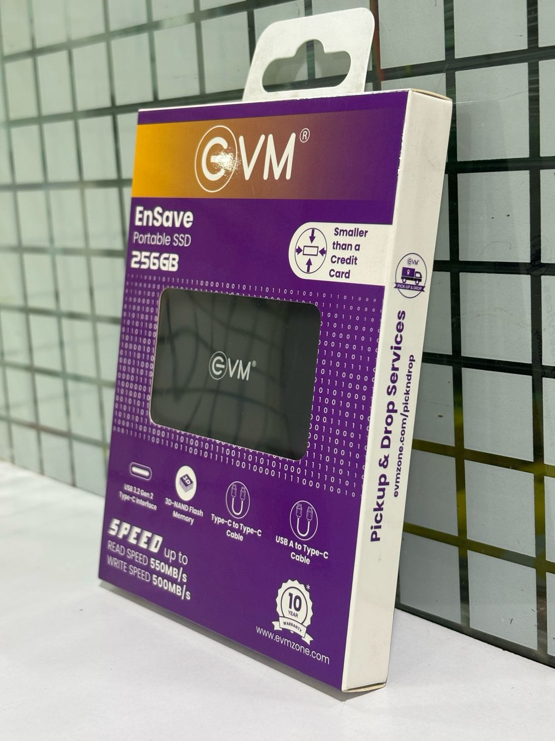EVM EnSave 256GB Smallest External SSD