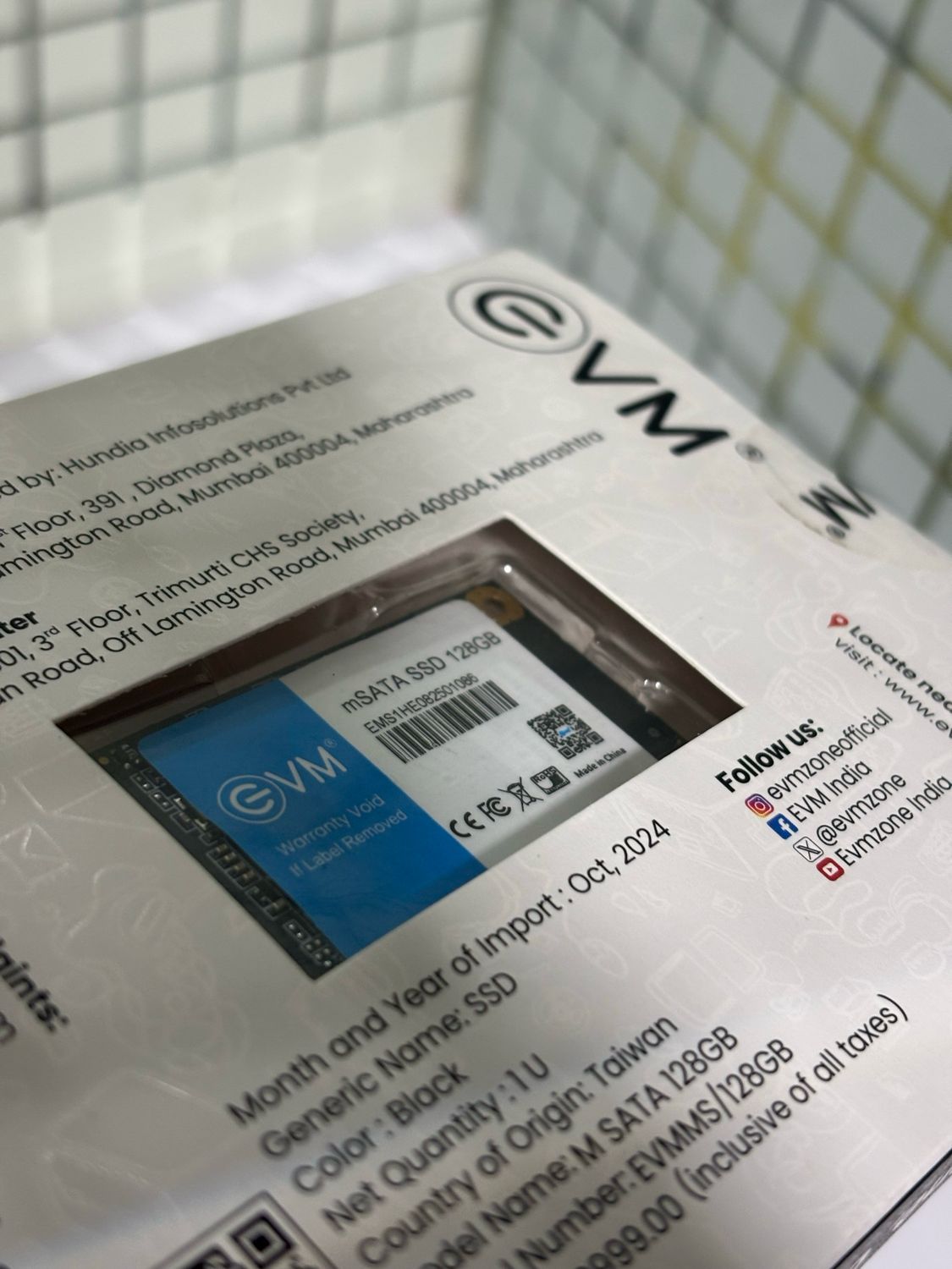 EVM M SATA 128GB Internal SSD EVM M SATA 128GB Internal SSD