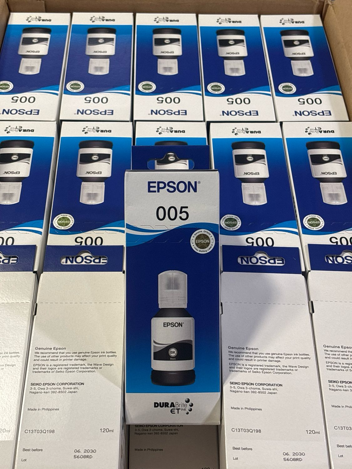 Epson M3170, M3180  Black Ink Bottle (005 | 120ml)