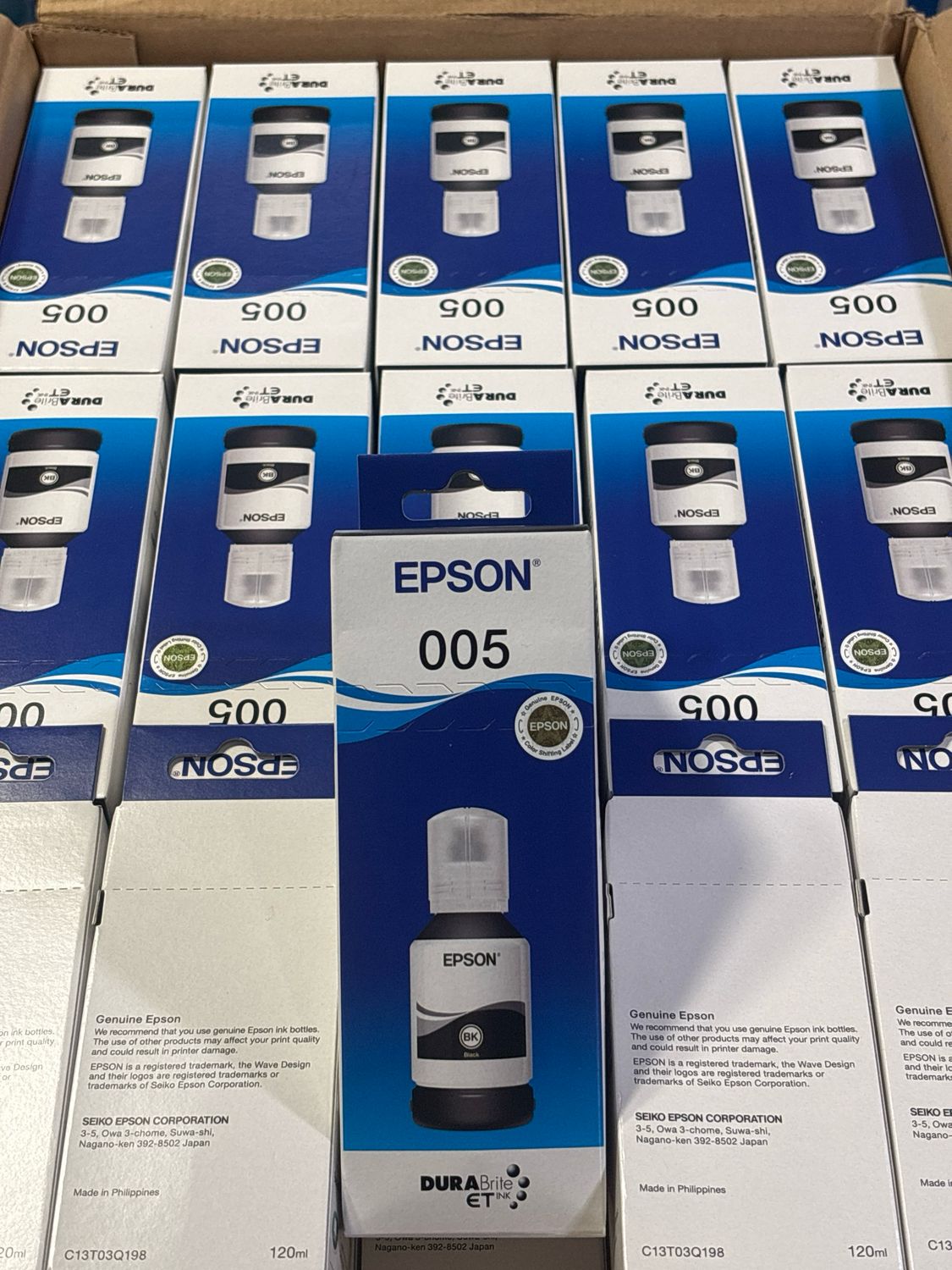 Epson M1140, M1170, M1180 Black Ink Bottle (005 | 120ml) Epson M1140, M1170, M1180 Black Ink Bottle (005 | 120ml)