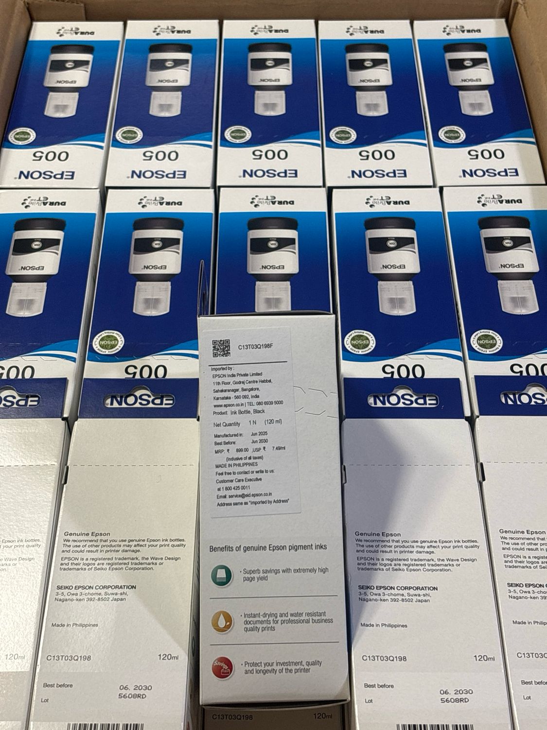 Epson M1140, M1170, M1180 Black Ink Bottle (005 | 120ml) Epson M1140, M1170, M1180 Black Ink Bottle (005 | 120ml)