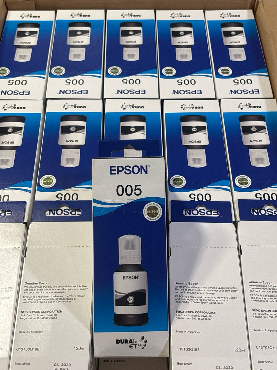 Epson M2140, M2170, M3140 Black Ink Bottle (005 | 120ml)