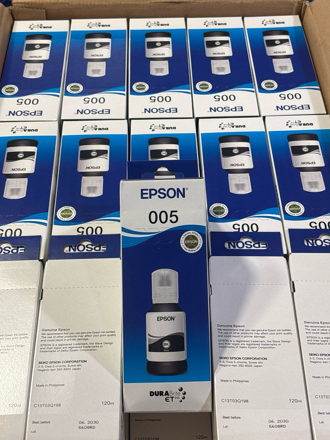 Epson M1050, M1100, M1120 Black Ink Bottle (005 | 120ml) Epson M1050, M1100, M1120 Black Ink Bottle (005 | 120ml)