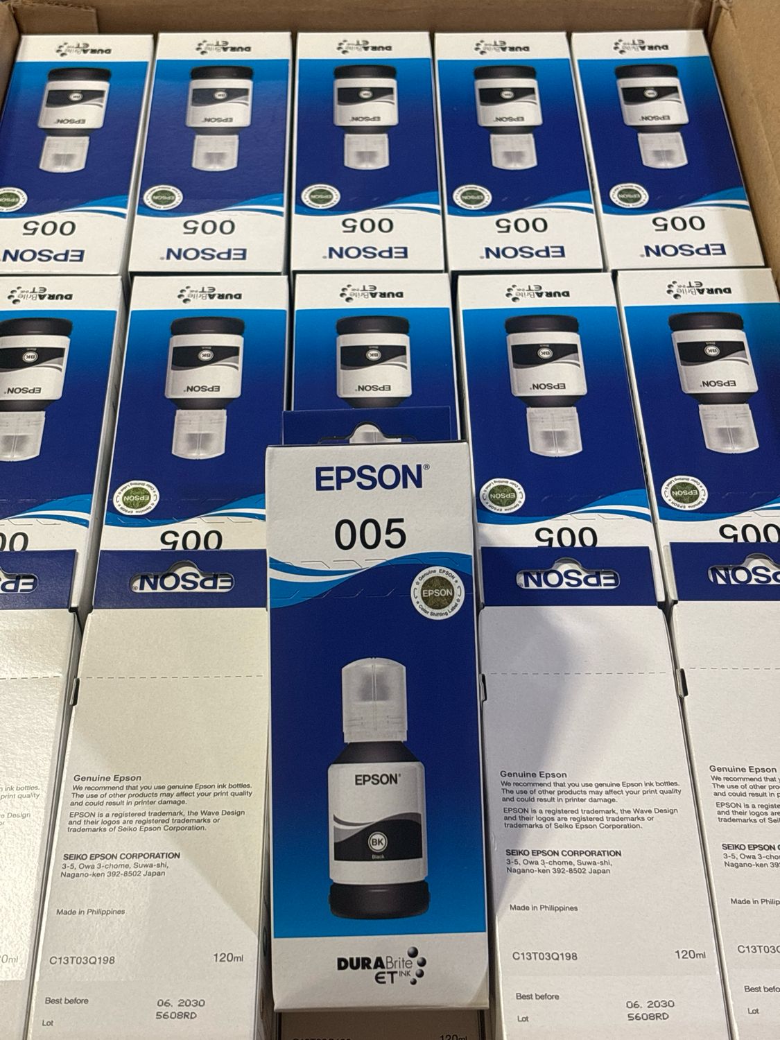 Epson M2050, M2110, M2120 Black Ink Bottle (005 | 120ml) Epson M2050, M2110, M2120 Black Ink Bottle (005 | 120ml)