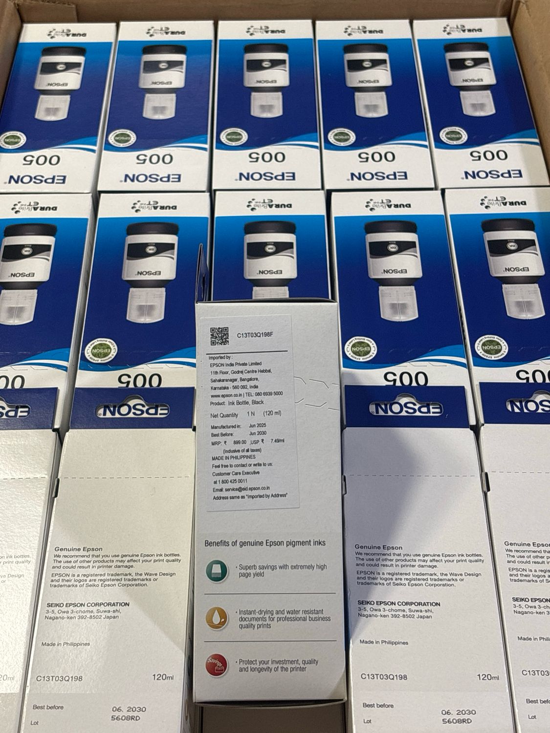 Epson M1050, M1100, M1120 Black Ink Bottle (005 | 120ml) Epson M1050, M1100, M1120 Black Ink Bottle (005 | 120ml)