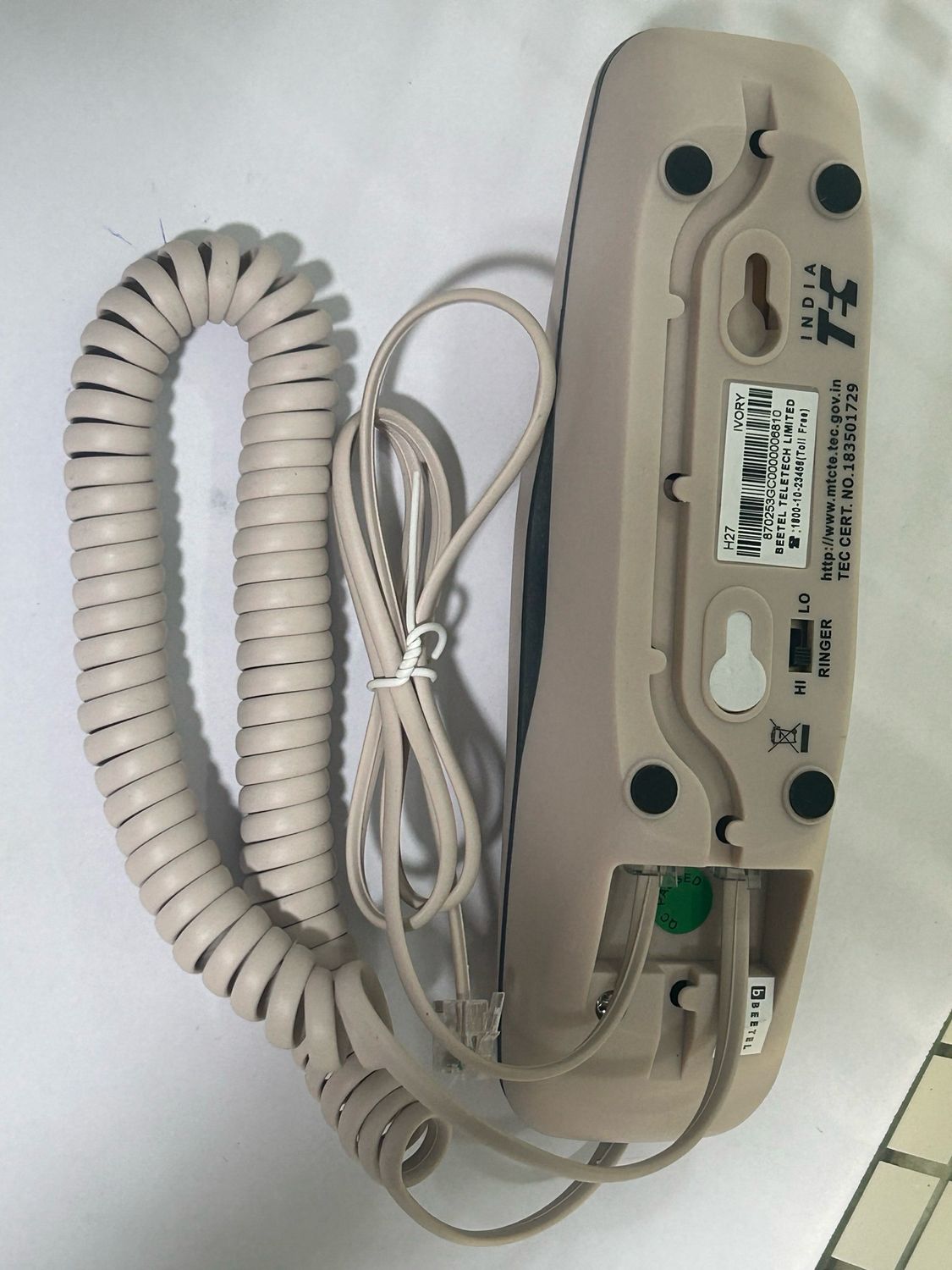 Beetel H27 Portable Hotel Cordless Landline Phone Beetel H27 Portable Hotel Cordless Landline Phone