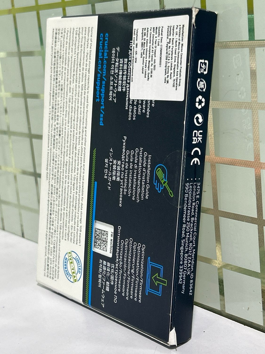 Crucial 250GB MX500 2.5-Inch Sata Internal SSD Crucial 250GB MX500 2.5-Inch Sata Internal SSD