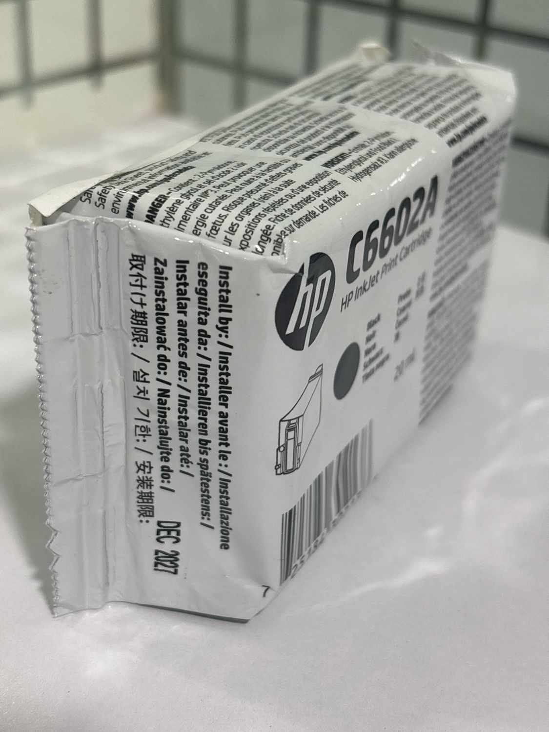 HP C6602A Black Ink Cartridge