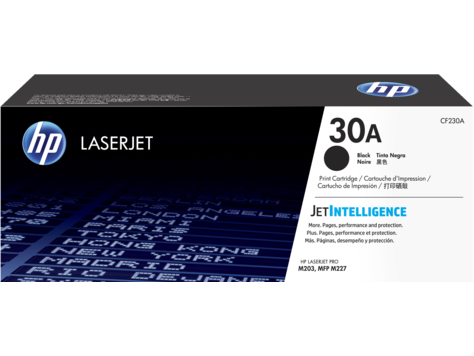 HP 30A Black Toner Cartridge, CF230A