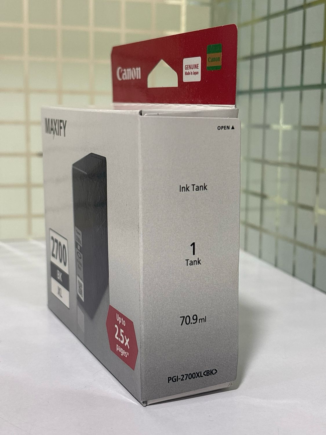 Canon Maxify 2700XL Black Ink Cartridge, 70.9ml