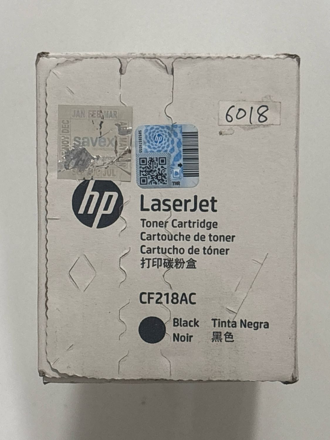 HP CF218AC Black Laserjet Toner Cartridge