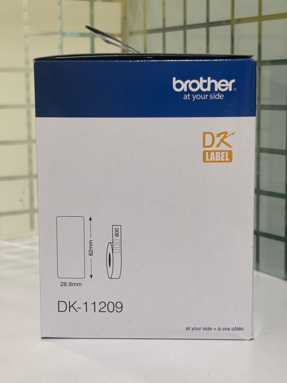 Brother DK11209 Small Address Label, 62mm X 29mm X 800pcs Brother DK11209 Small Address Label, 62mm X 29mm X 800pcs