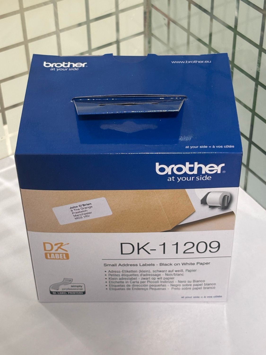 Brother DK11209 Small Address Label, 62mm X 29mm X 800pcs Brother DK11209 Small Address Label, 62mm X 29mm X 800pcs