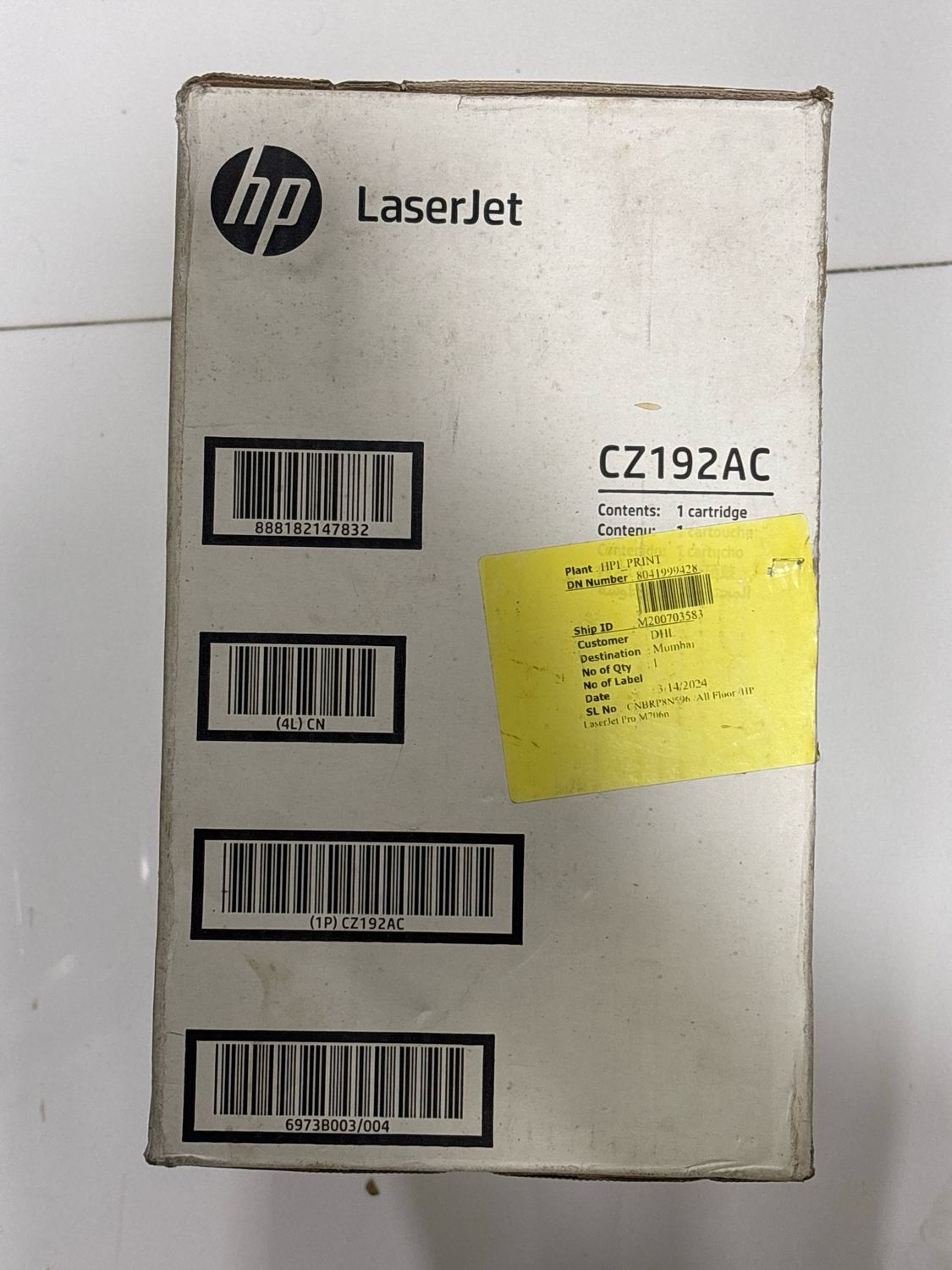 HP CZ192AC 93AC Black Toner Cartridge