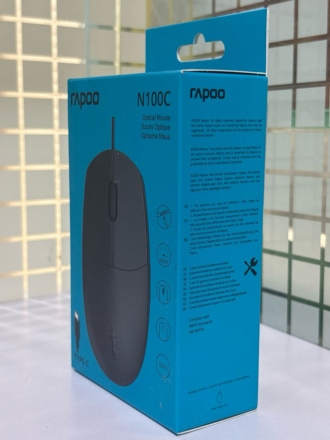 Rapoo N100C Type-C Wired Mouse Rapoo N100C Type-C Wired Mouse