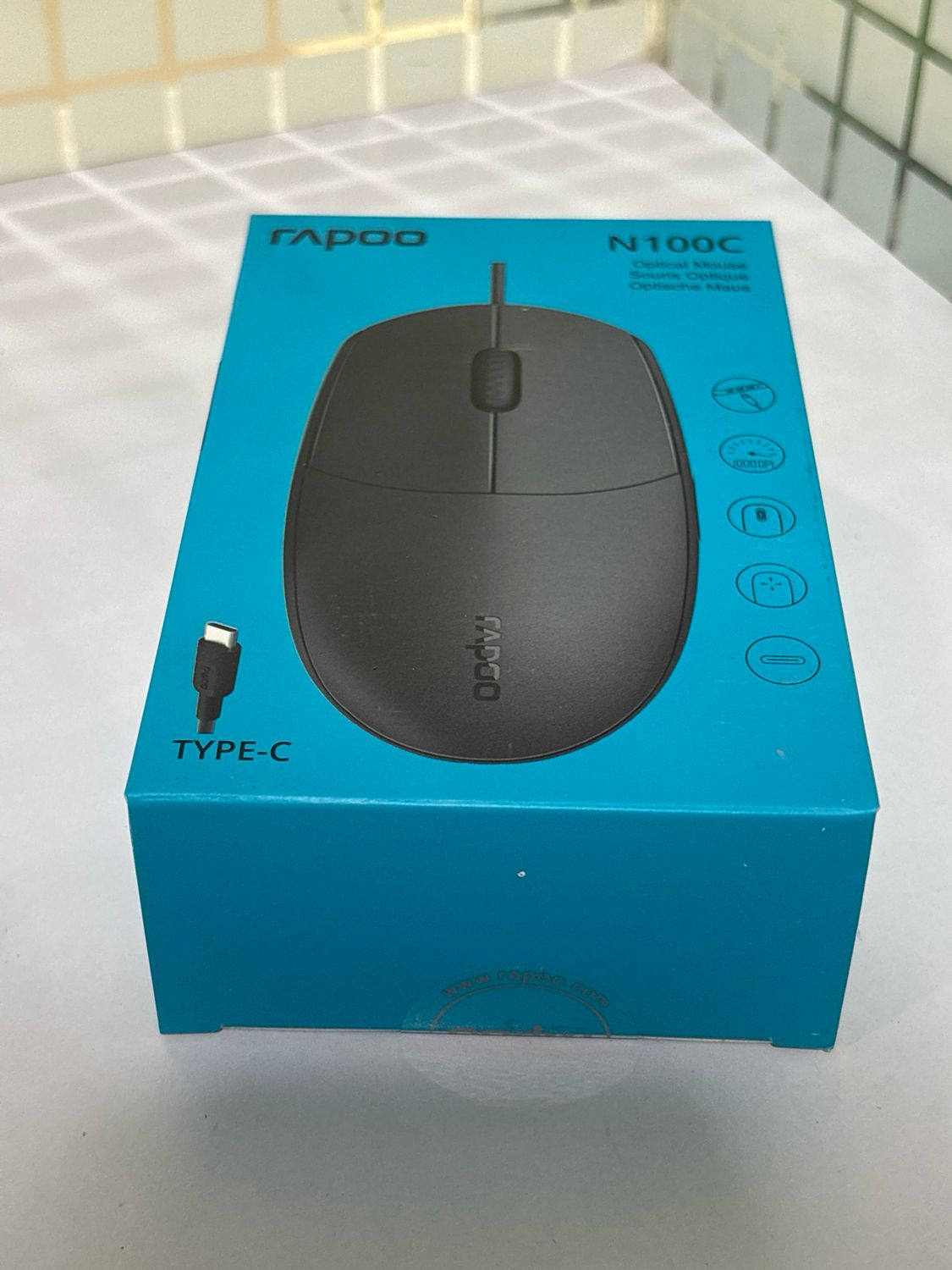 Rapoo N100C Type-C Wired Mouse Rapoo N100C Type-C Wired Mouse
