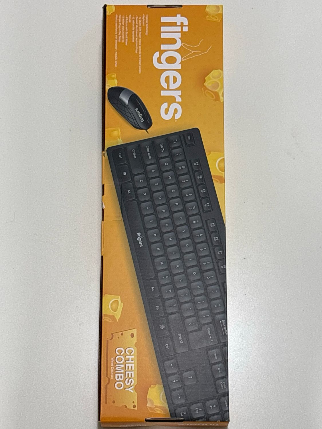 Fingers Cheesy Combo Wired Keyboard Mouse Fingers Cheesy Combo Wired Keyboard Mouse