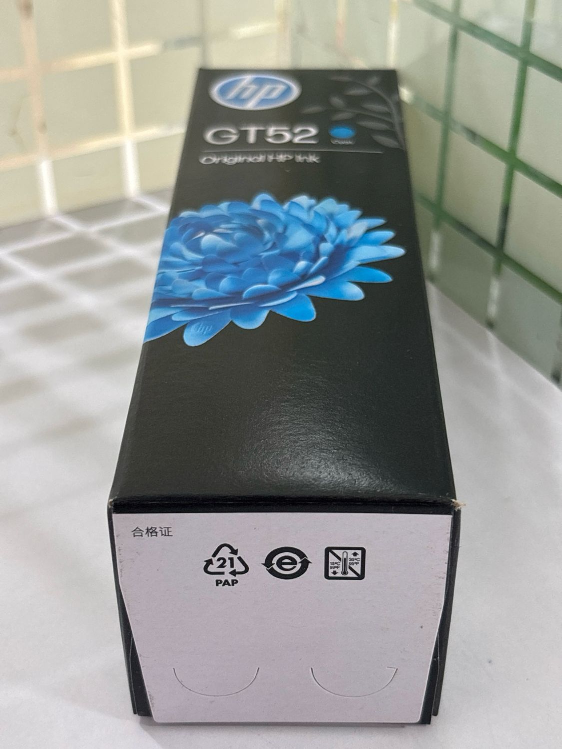 HP GT52 Cyan ink Bottle
