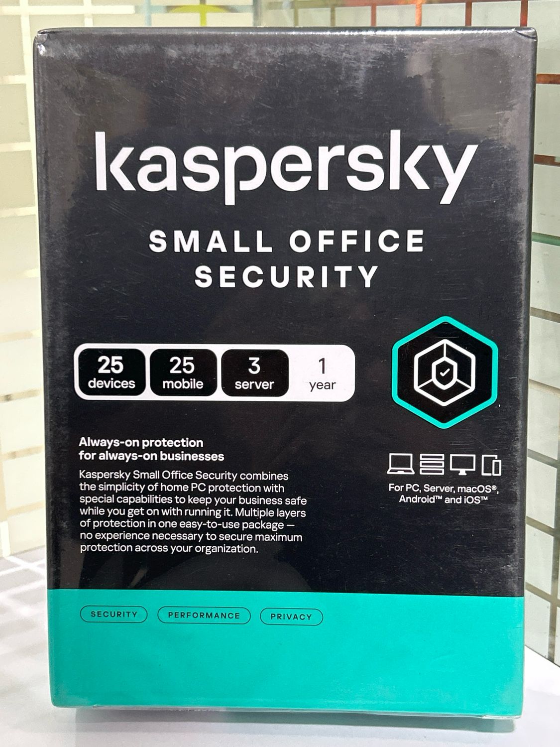 25 PC, 3 Server, 25 Mobile, 1 Year, Kaspersky Small Office Security 25 PC, 3 Server, 25 Mobile, 1 Year, Kaspersky Small Office Security