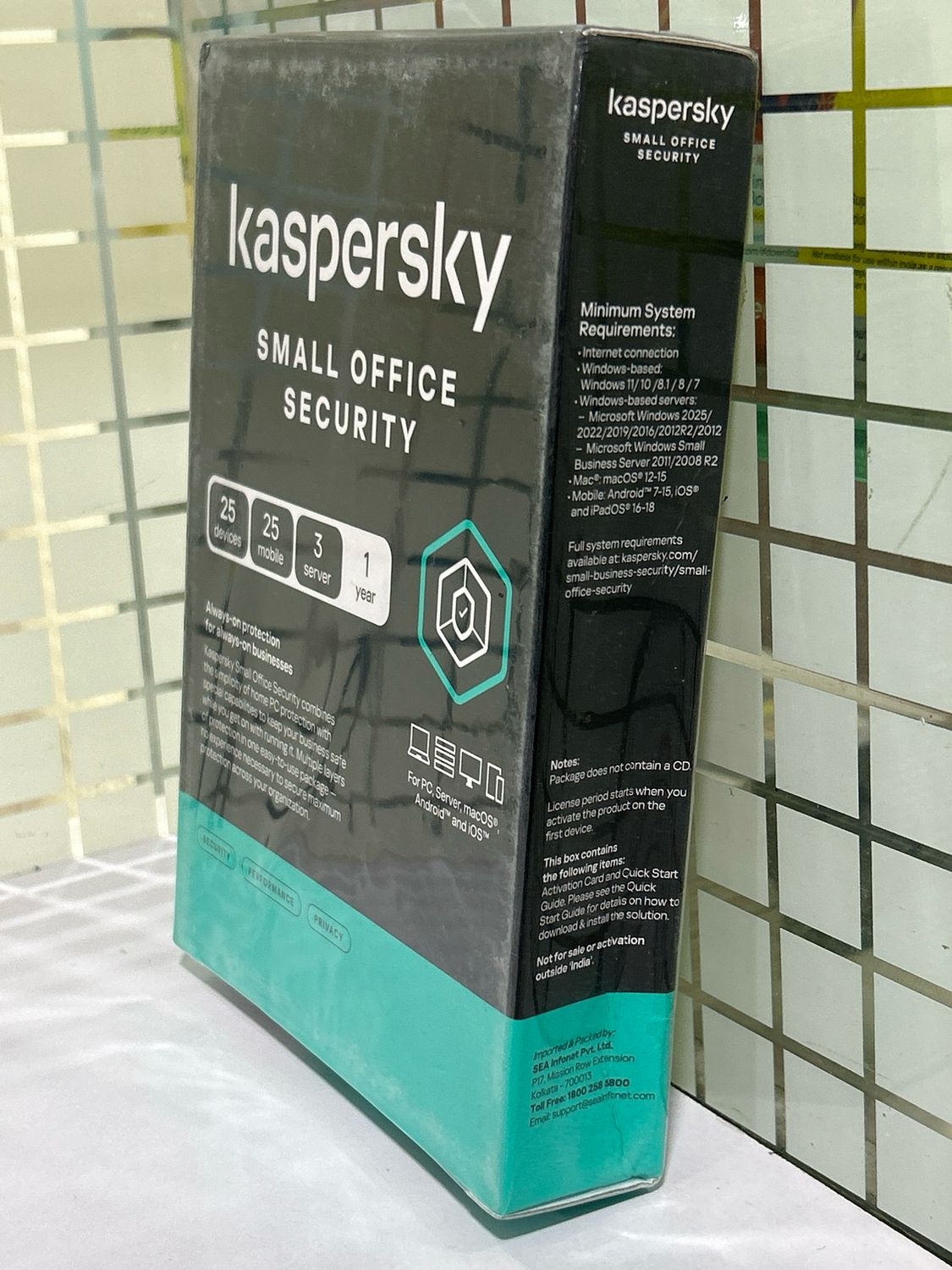 25 PC, 3 Server, 25 Mobile, 1 Year, Kaspersky Small Office Security 25 PC, 3 Server, 25 Mobile, 1 Year, Kaspersky Small Office Security
