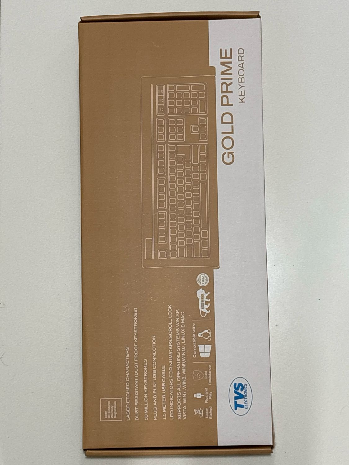 TVS Gold Prime Bharat Dust Resistant Keyboard