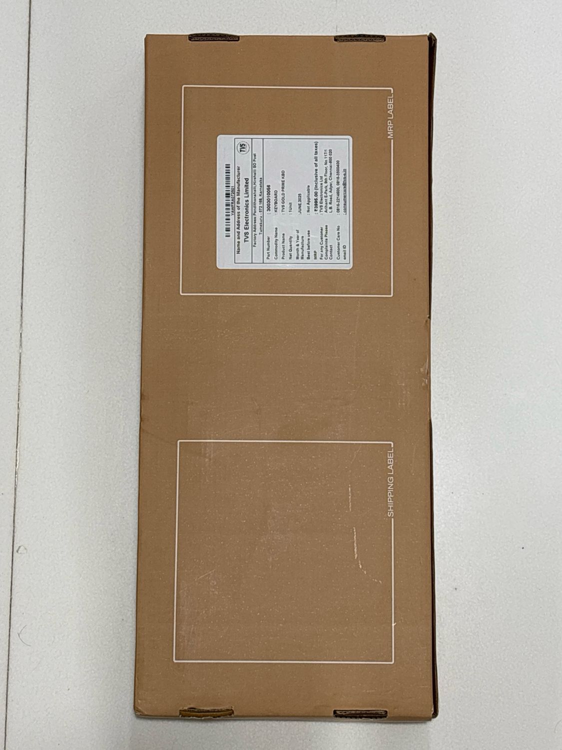 TVS Gold Prime Bharat Dust Resistant Keyboard