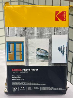Kodak 180gsm 4R (4x6) Gloss Photo Paper 100sheets