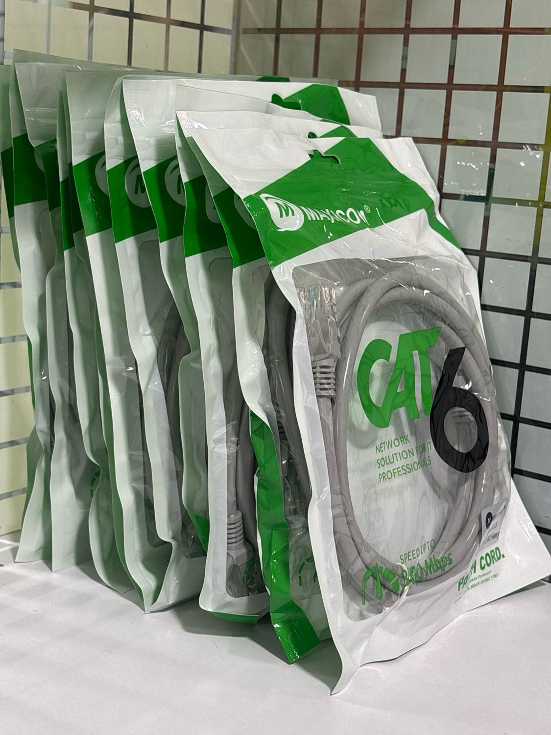 1.5mtr Cat-6 Patch Cord Lan Cable (Pack of 10) 1.5mtr Cat-6 Patch Cord Lan Cable (Pack of 10)