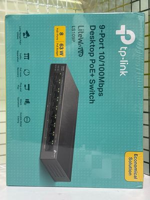 TP-Link LS109P 9-Port 10/100Mbps Desktop Switch with 8-Port PoE+ TP-Link LS109P 9-Port 10/100Mbps Desktop Switch with 8-Port PoE+